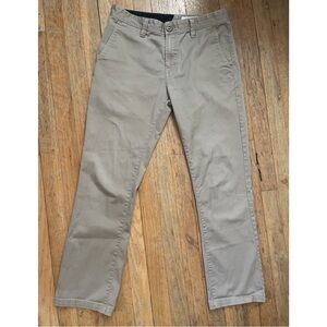 Volcom Men's khaki Chino Pants sz 30